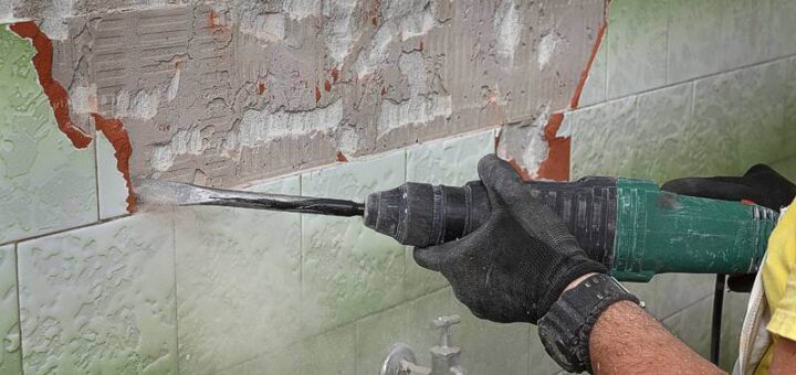 odstranění obklady a dlažby